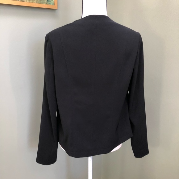 Tahari Kati’s Open Front Drape Blazer 8 - Picture 4 of 5